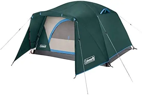 Camping Tent with Full-Fly Weather Vestibule, 2/4/6 Person Weatherproof Tent with Rainfly, Carry Bag, Storage Pockets, and Venti
Camping Tent with Full-Fly Weather Vestibule, 2/4/6 Person Weatherproof Tent with Rainfly, Carry Bag, Storage Pockets, and Venti