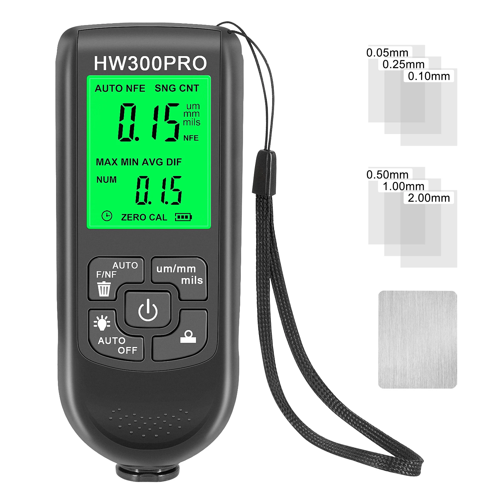 Modes Film Meter Paint Probe Three Thickness Tester Coating Thickness Car Thickness Automobile Gauge
Modes Film Meter Paint Probe Three Thickness Tester Coating Thickness Car Thickness Automobile Gauge