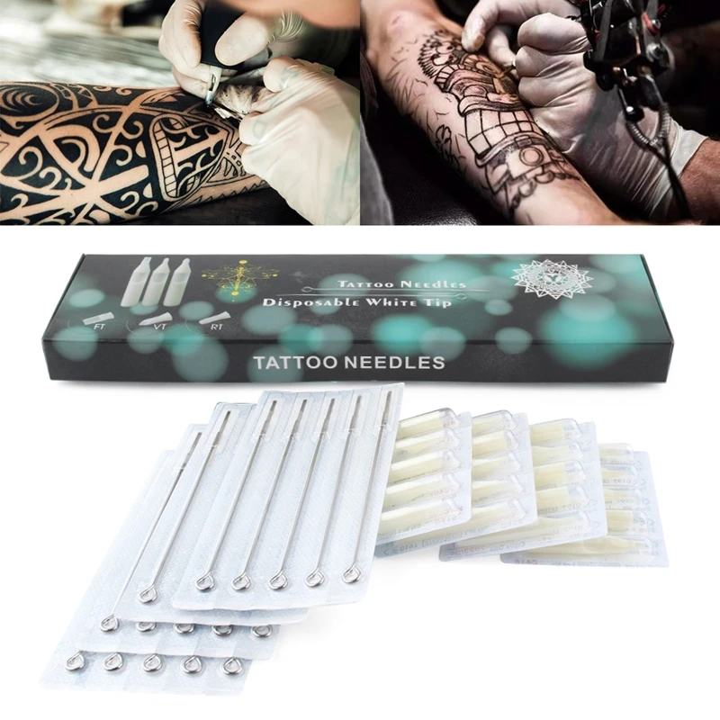 Professional Disposable Tattoo Needles and Sterilized Plastic White Tips Set for Tattoo Machine Grip Tubes Supplies
Professional Disposable Tattoo Needles and Sterilized Plastic White Tips Set for Tattoo Machine Grip Tubes Supplies