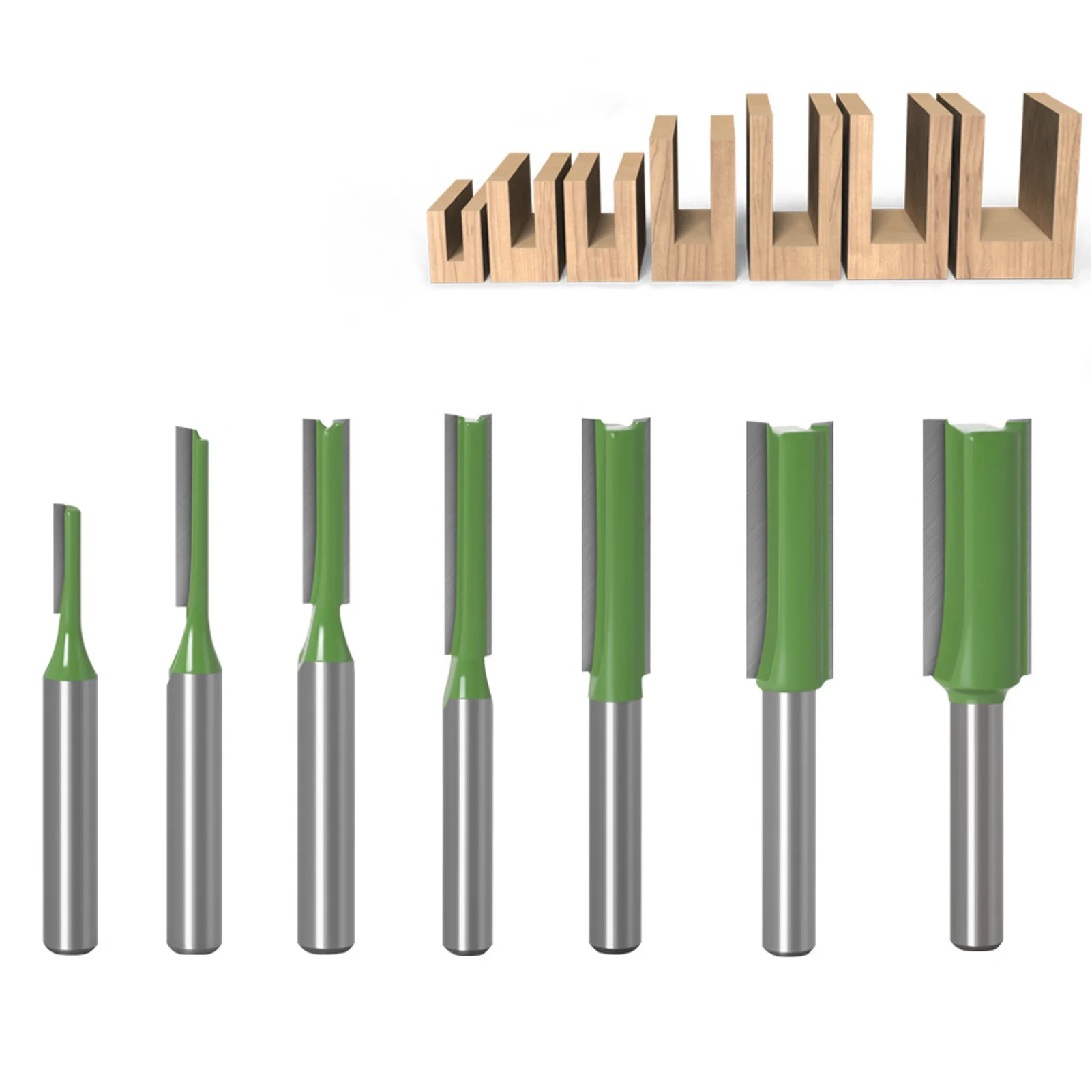 7PCS Shank Template Trim Hinge Mortising Router Bit Straight End Mill Trimmer Cleaning Flush Trim Tenon Cutter For Woodworking
7PCS Shank Template Trim Hinge Mortising Router Bit Straight End Mill Trimmer Cleaning Flush Trim Tenon Cutter For Woodworking