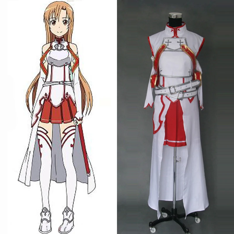 Sword Art Online SAO Asuna Yuuki Deluxe Full Set Cosplay Uniform Suits Women's Costumes ALfheim Online Custom Size
Sword Art Online SAO Asuna Yuuki Deluxe Full Set Cosplay Uniform Suits Women's Costumes ALfheim Online Custom Size