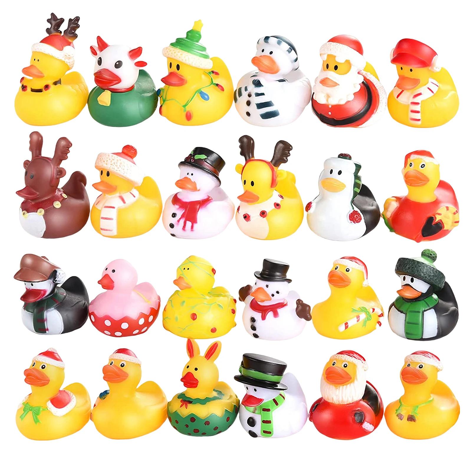 24 PCS Rubber Ducky Bath Toy Not Fade Funny Stress Relief Toys for Kids and Toddlers NOV99
24 PCS Rubber Ducky Bath Toy Not Fade Funny Stress Relief Toys for Kids and Toddlers NOV99