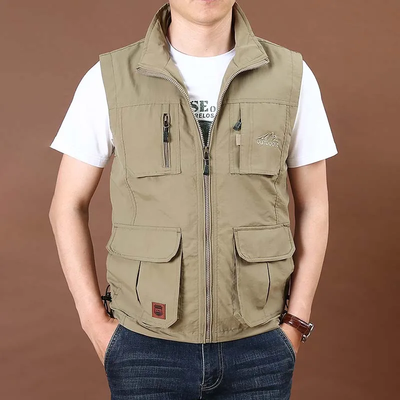 Men's Vests Sleeveless Jackets Waistcoat Vest Models Multipocket Man Clothes Mens Dress Up Classic Gilete Working Male Social
Men's Vests Sleeveless Jackets Waistcoat Vest Models Multipocket Man Clothes Mens Dress Up Classic Gilete Working Male Social