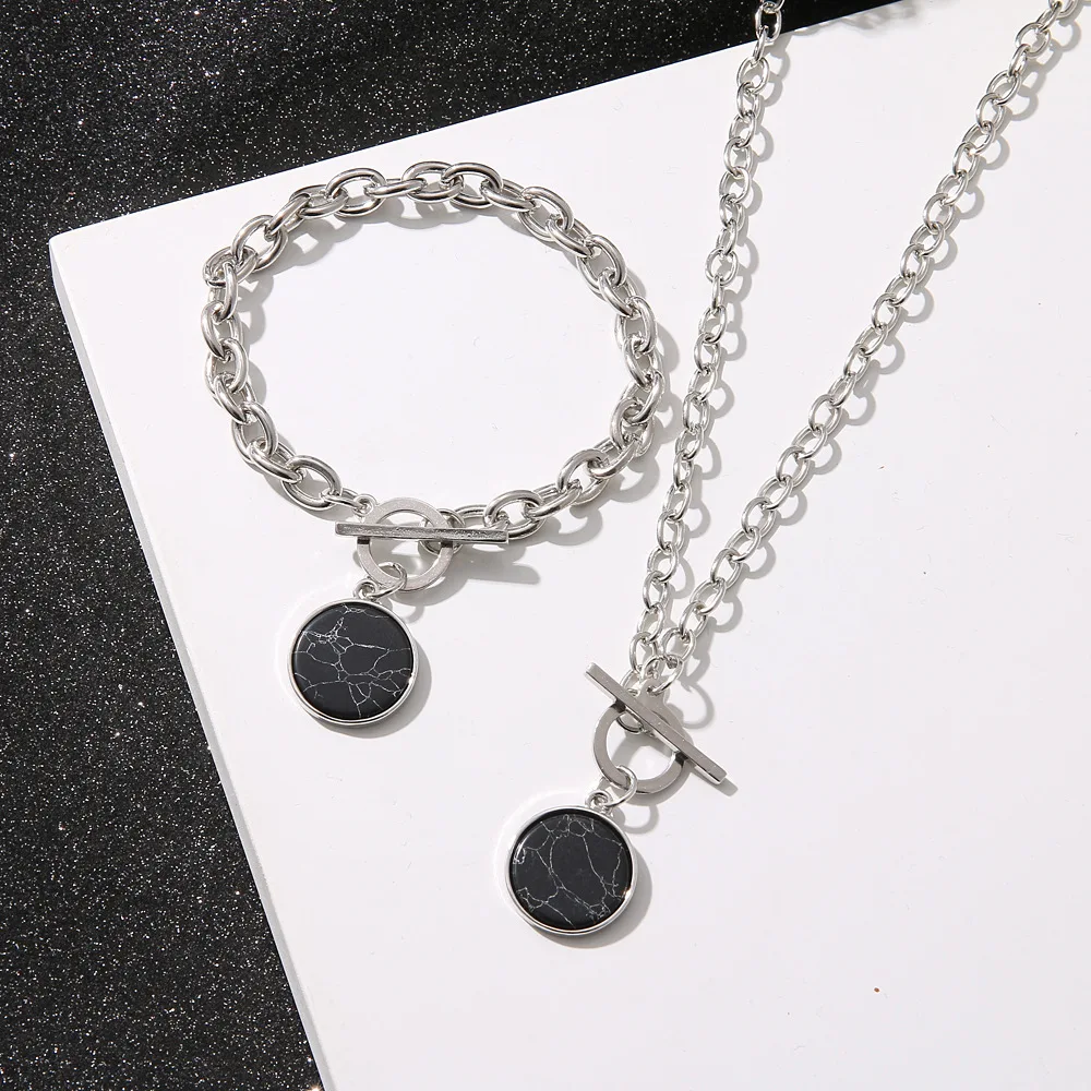 KunJoe 2022 Vintage Minimalist Casual Neck Chain Neckalce for Women Round Marble Pendant Hip Hop Female Fashion Jewelry Necklace
KunJoe 2022 Vintage Minimalist Casual Neck Chain Neckalce for Women Round Marble Pendant Hip Hop Female Fashion Jewelry Necklace