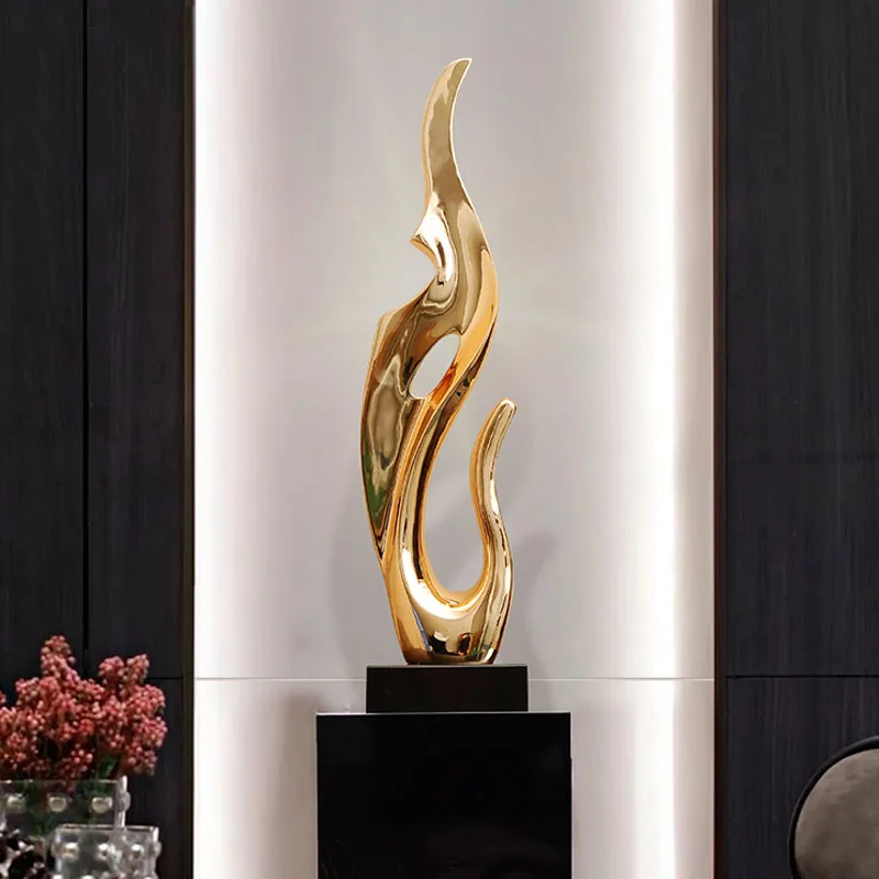 Gold Silver Resin Desktop Decor Abstract Sculpture Living Room Tv Cabinet Furnishings Hotel Lobby Art Electroplating Ornaments
Gold Silver Resin Desktop Decor Abstract Sculpture Living Room Tv Cabinet Furnishings Hotel Lobby Art Electroplating Ornaments