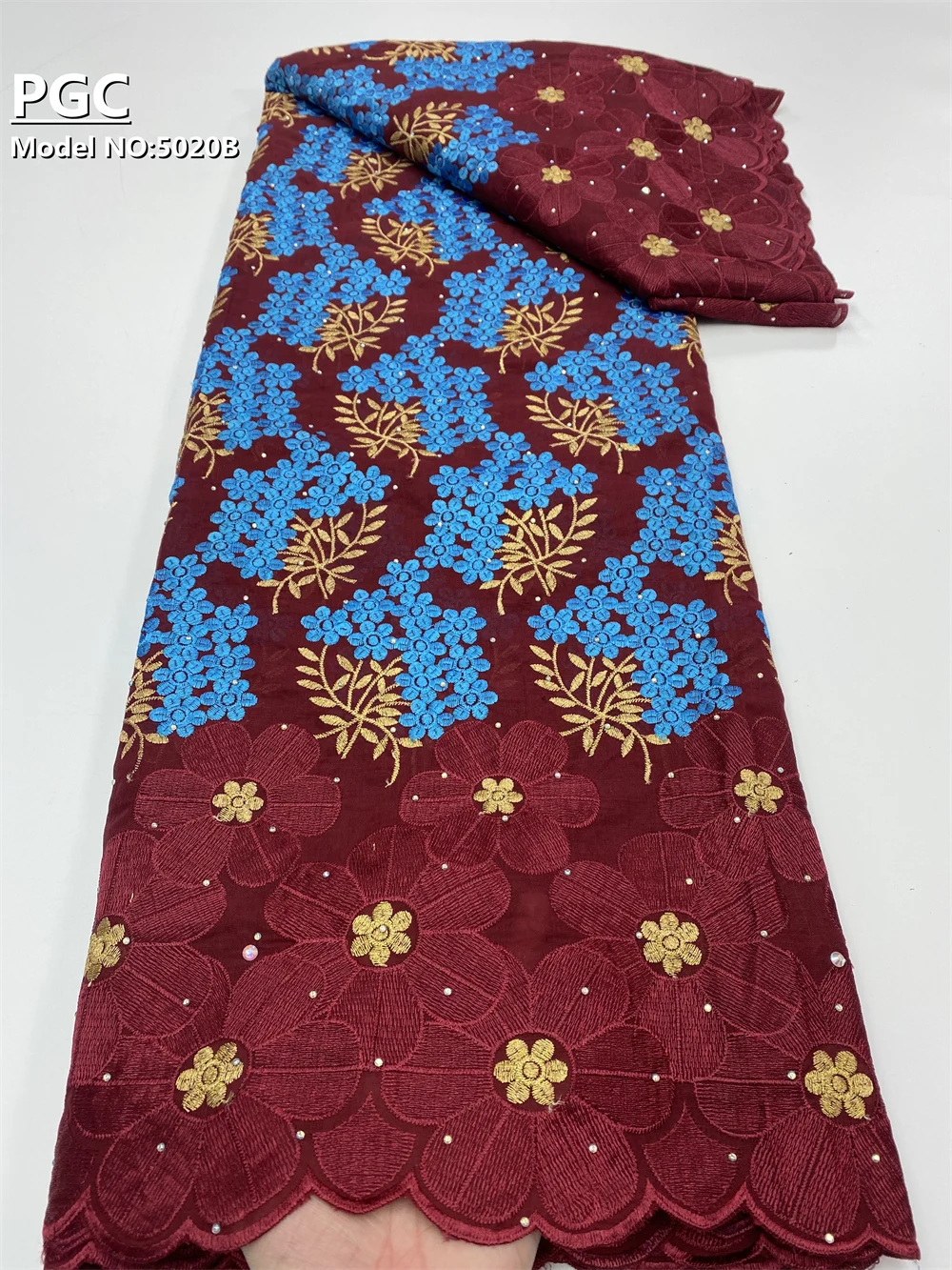 PGC African Guipure Lace Fabric With Velvet 2022 High Quality Nigerian Swiss Voile In Switzerland Embroidery Lace Fabric 5020B
PGC African Guipure Lace Fabric With Velvet 2022 High Quality Nigerian Swiss Voile In Switzerland Embroidery Lace Fabric 5020B