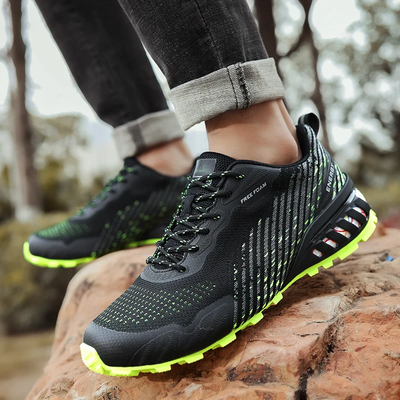 Men's Trail Running Shoes Men Sneakers Casual Lightweight Comfortable Breathable Mesh Shoes Men Outdoor Jogging Sneaker
Men's Trail Running Shoes Men Sneakers Casual Lightweight Comfortable Breathable Mesh Shoes Men Outdoor Jogging Sneaker