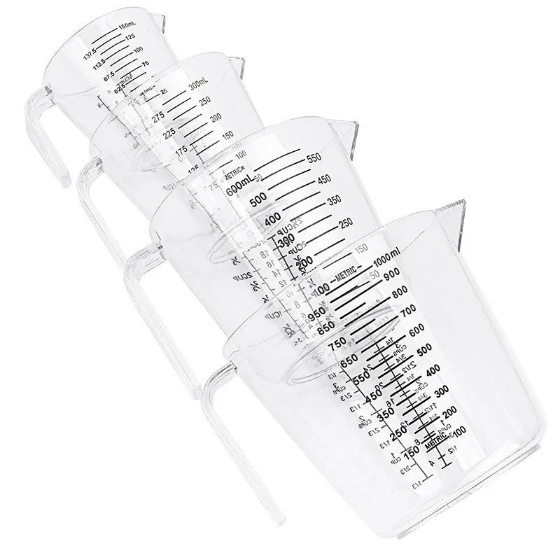 Baking Tools Kitchen Utensil Plastic Measuring Cup Measuring Jug with Measurement Scale
Baking Tools Kitchen Utensil Plastic Measuring Cup Measuring Jug with Measurement Scale