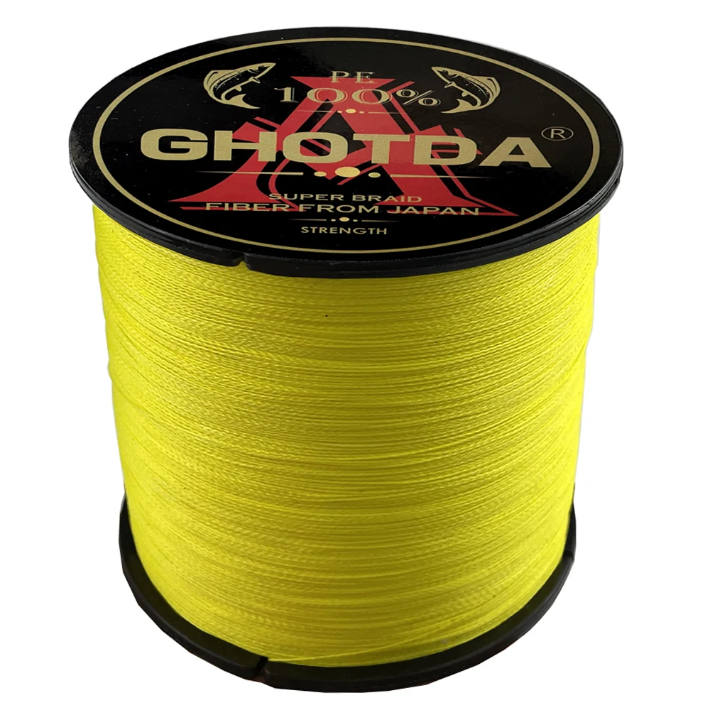 GHOTDA Multifilament X8 Braided PE Fishing Line Smooth Fishing Line for Carp Fishing Strong Abrasion Resistance 300M 18-96LB
GHOTDA Multifilament X8 Braided PE Fishing Line Smooth Fishing Line for Carp Fishing Strong Abrasion Resistance 300M 18-96LB