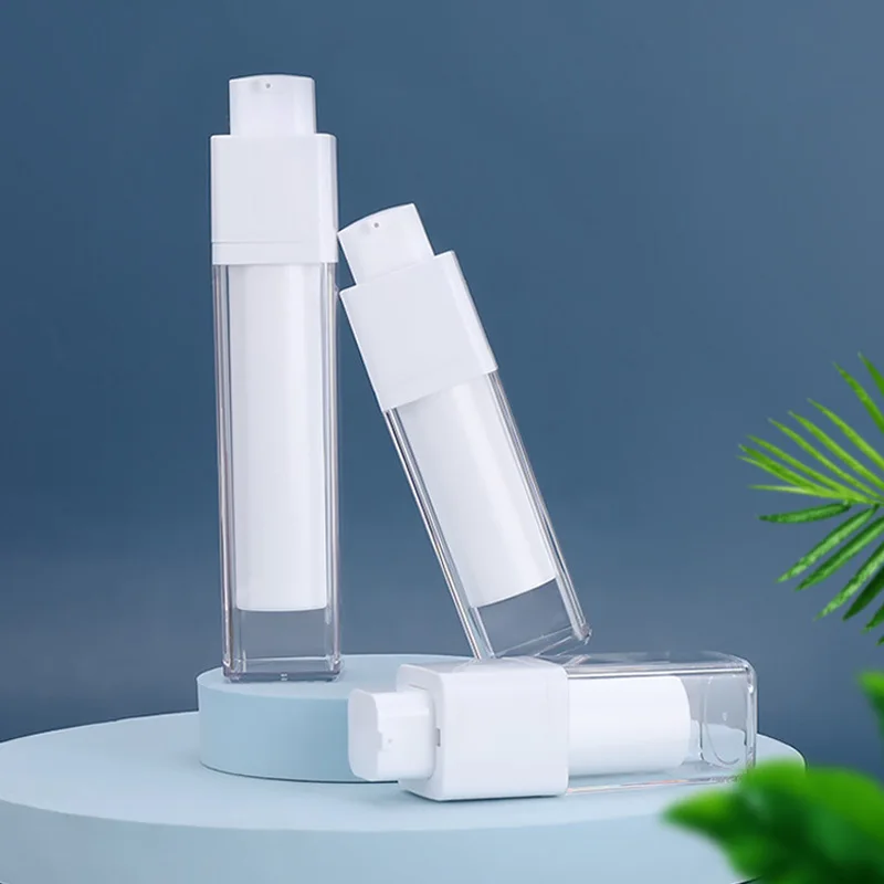 15ml/30ml/50ml Refillable Bottle Airless Lotion Vacuum Pump Cosmetic Bottle Portable Reusable Empty Spray Bottle For Travel
15ml/30ml/50ml Refillable Bottle Airless Lotion Vacuum Pump Cosmetic Bottle Portable Reusable Empty Spray Bottle For Travel
