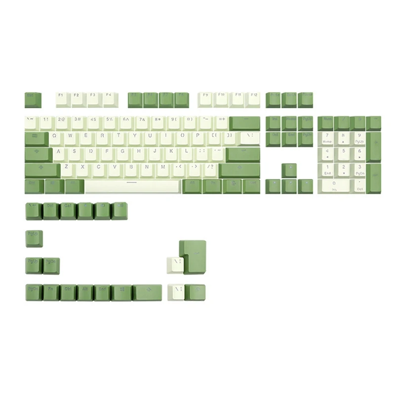 124 Keys/Set Matcha Green Keycap Profile Pbt Double Shot Keycaps For MX Switches Dz60 Anne Pro2 Gk61 SK61 68 108 Key Cap
124 Keys/Set Matcha Green Keycap Profile Pbt Double Shot Keycaps For MX Switches Dz60 Anne Pro2 Gk61 SK61 68 108 Key Cap