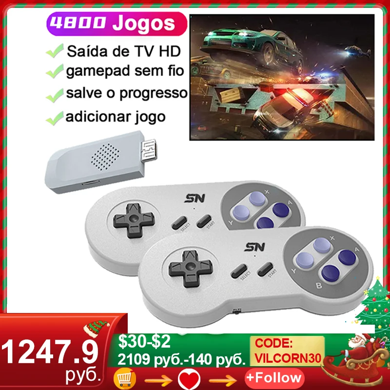 Vilcorn Мини Беспроводная игровая консоль Everdrive для SNES, HDMI-совместимая, встроенная 3900 + Ретро-игра BR для SFC Drive
Vilcorn Мини Беспроводная игровая консоль Everdrive для SNES, HDMI-совместимая, встроенная 3900 + Ретро-игра BR для SFC Drive