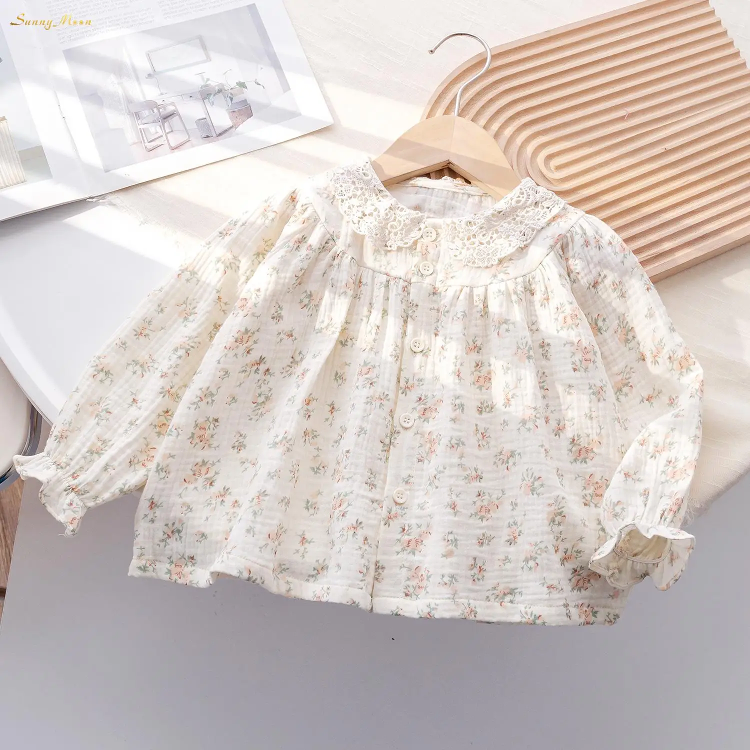Baby Girl Spring Autumn Korean Koszula Infant Toddler Child Version Small Fresh Floral Long Sleeve Cotton Shirt Kid Clothes 1-7Y
Baby Girl Spring Autumn Korean Koszula Infant Toddler Child Version Small Fresh Floral Long Sleeve Cotton Shirt Kid Clothes 1-7Y