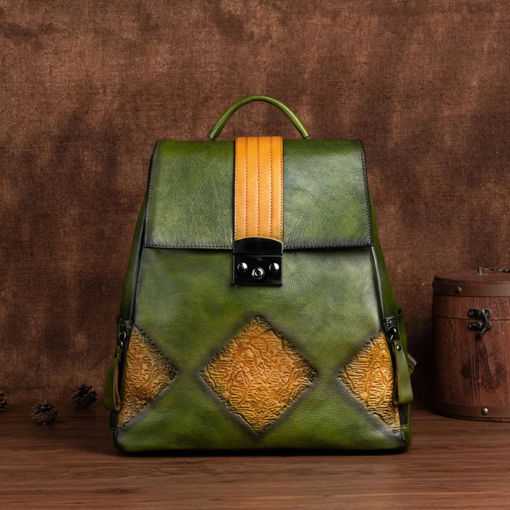 Retro National Style Women Backpack Genuine Leather Luxury Vegetable Tanned Cowhide Ladies Back Pack Study Bag Mochila 2022 New
Retro National Style Women Backpack Genuine Leather Luxury Vegetable Tanned Cowhide Ladies Back Pack Study Bag Mochila 2022 New