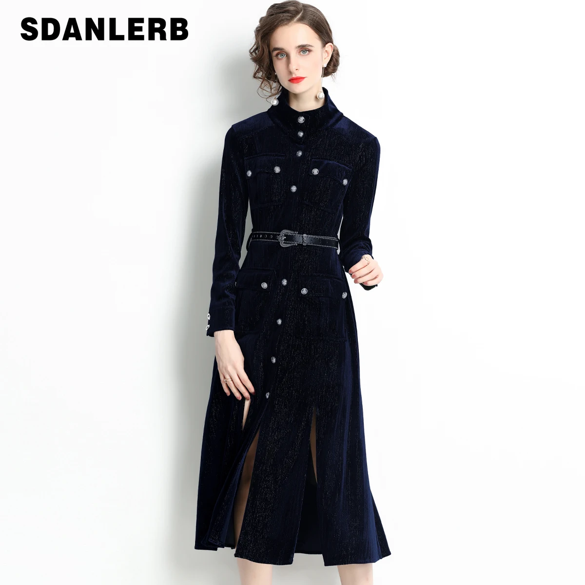 Women's Spring Autumn 2022 New Slimming Midi Dress Long Sleeve Solid Color Elegant Female Party Dresses Women Clothing
Women's Spring Autumn 2022 New Slimming Midi Dress Long Sleeve Solid Color Elegant Female Party Dresses Women Clothing
