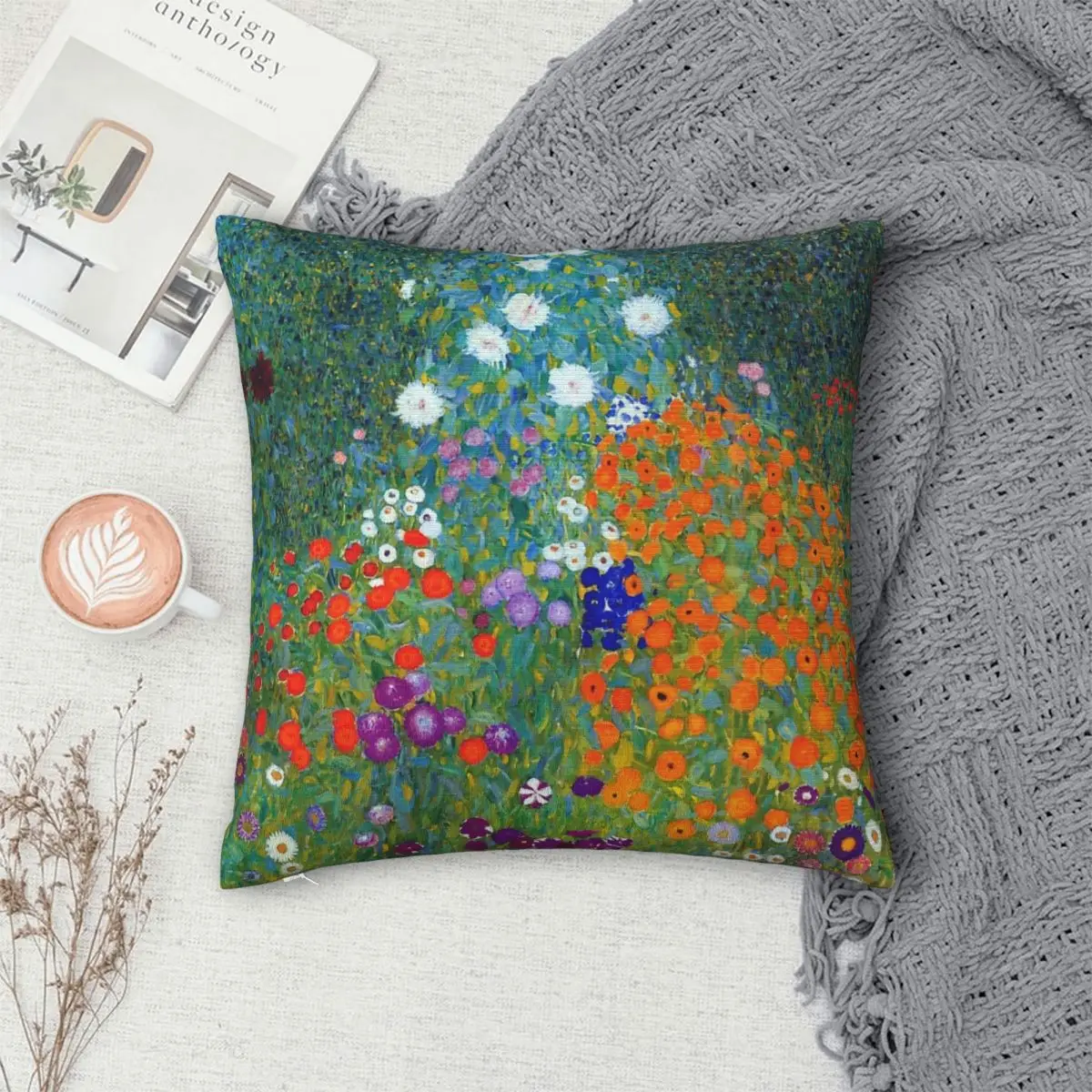 Gustav Klimt Flower Garden Pillowcase Polyester Pillow Cover Cushion Comfort Throw Pillow Sofa Decorative Cushions Used for Home
Gustav Klimt Flower Garden Pillowcase Polyester Pillow Cover Cushion Comfort Throw Pillow Sofa Decorative Cushions Used for Home