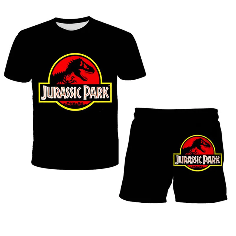 Baby Summer Clothing Kids Outfits 2Pcs Set Fashion Jurassic World Print Short Sleeve Boys T-shirt + Girls Dinosaur Shorts Set
Baby Summer Clothing Kids Outfits 2Pcs Set Fashion Jurassic World Print Short Sleeve Boys T-shirt + Girls Dinosaur Shorts Set