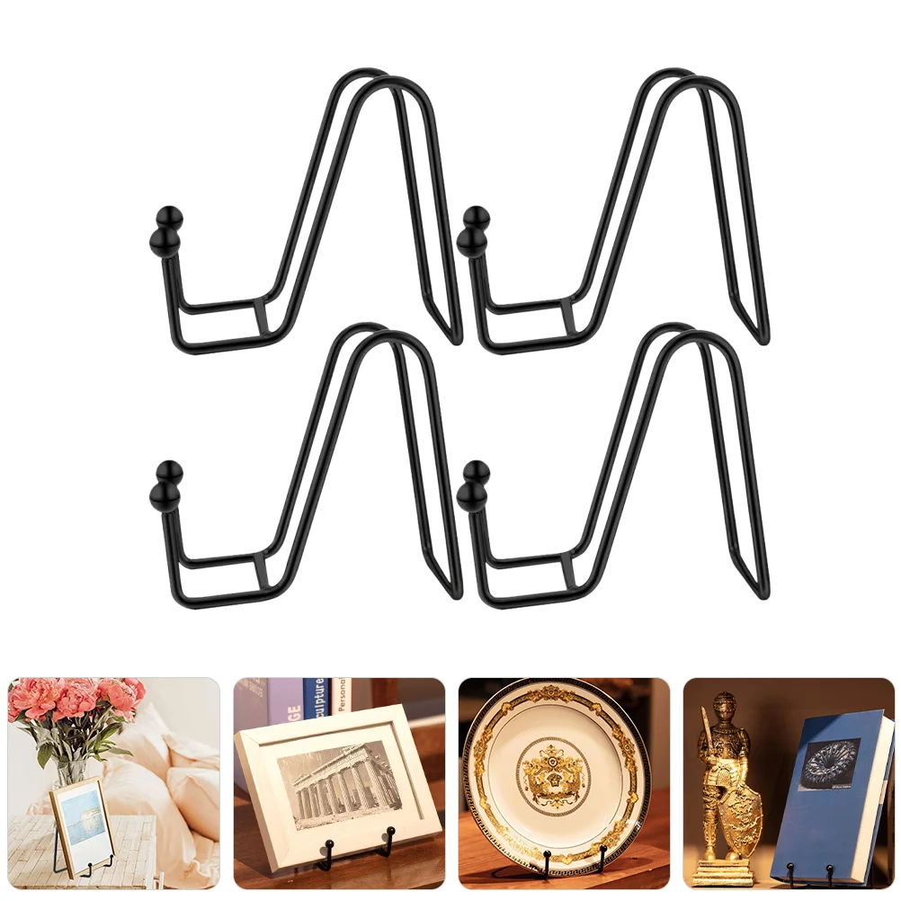 4 Pcs Decorative Plates Displaying Stand Stands Book Holder Bookshelf Novel Desktop Picture Easel
4 Pcs Decorative Plates Displaying Stand Stands Book Holder Bookshelf Novel Desktop Picture Easel