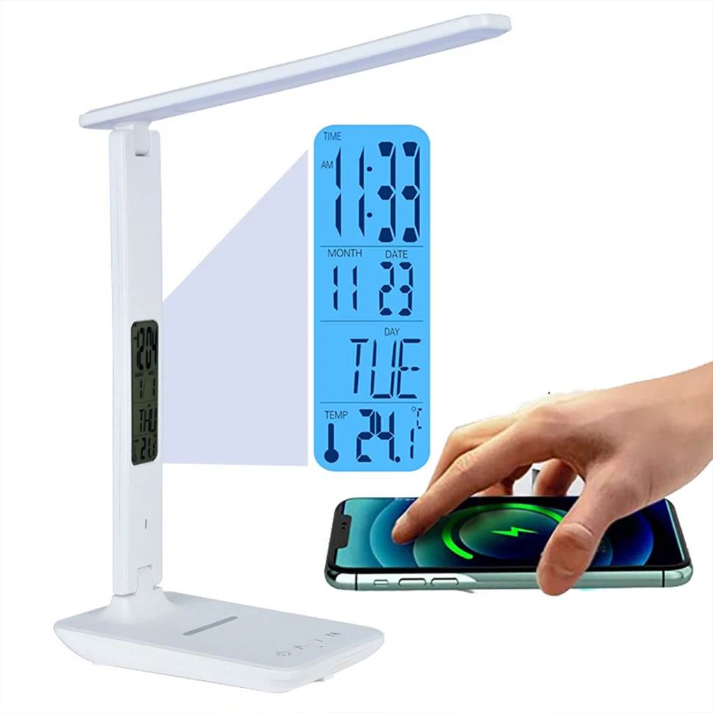 Eye Protection Office Dimmable Desk Lamp Adjustable Brightness Easy Assembly Wireless Operation black 10W US plug
Eye Protection Office Dimmable Desk Lamp Adjustable Brightness Easy Assembly Wireless Operation black 10W US plug