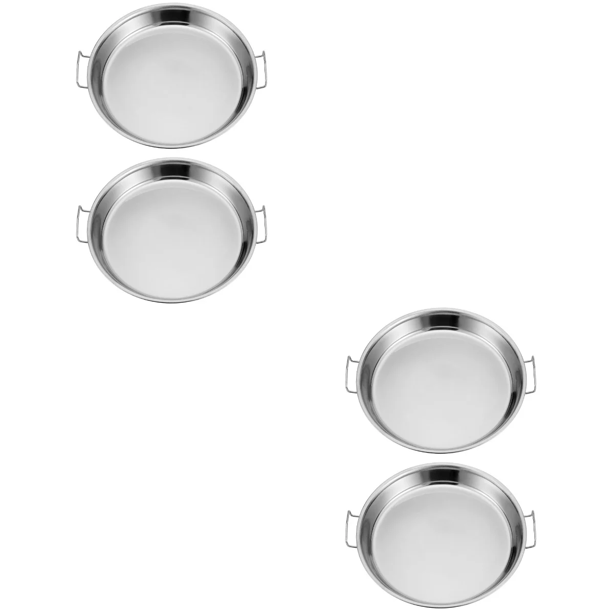 Pan Stainless Steel Plateround Everyday Tray Cooking Pot Steaming Cake Steamed Platter Serving Lidwith Paella Bowl Trifle 12 Set
Pan Stainless Steel Plateround Everyday Tray Cooking Pot Steaming Cake Steamed Platter Serving Lidwith Paella Bowl Trifle 12 Set