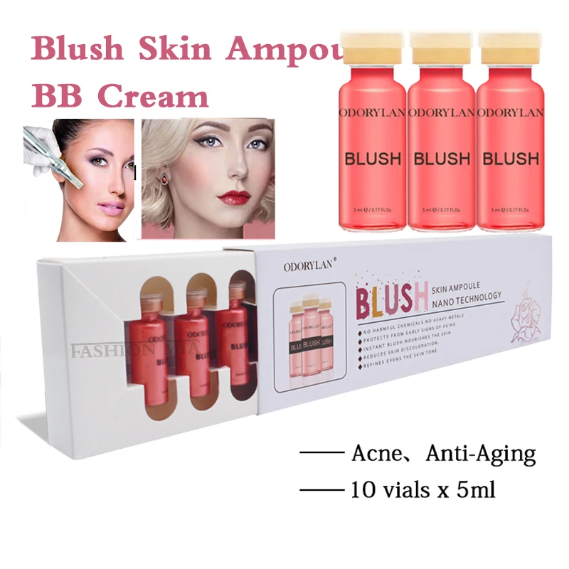 Blush 5ml BB Cream Glow Anti-aging Serum White Brightening Serum Natural Nude Concealer Korean Make Up Bush For micro needle
Blush 5ml BB Cream Glow Anti-aging Serum White Brightening Serum Natural Nude Concealer Korean Make Up Bush For micro needle