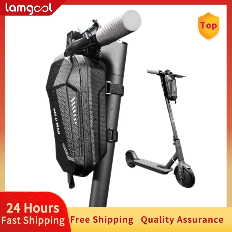 Wild Man Electric Scooter Front Bag Waterproof Eva Hard Shell Bags Reflective Handlebar Hanging Bag Storage Bag for Xiaomi Gs8
Wild Man Electric Scooter Front Bag Waterproof Eva Hard Shell Bags Reflective Handlebar Hanging Bag Storage Bag for Xiaomi Gs8