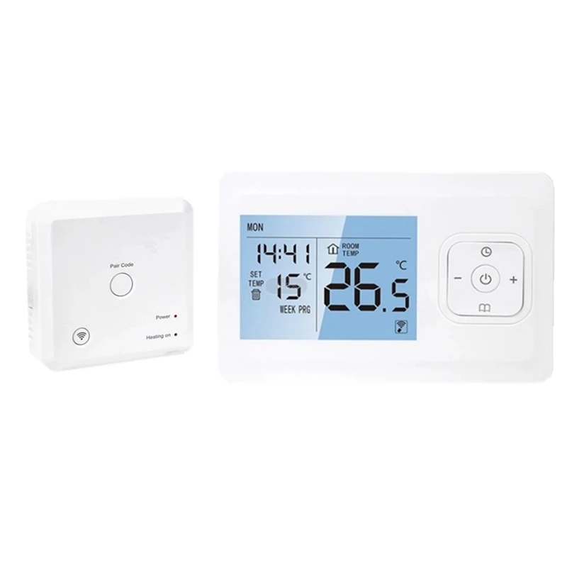 Wifi Smart Thermostat Wireless LCD Programmable Temperature Controller For Gas Boiler Heating APP Voice Control
Wifi Smart Thermostat Wireless LCD Programmable Temperature Controller For Gas Boiler Heating APP Voice Control