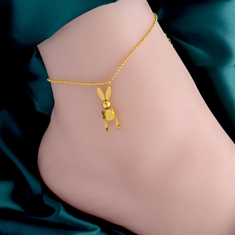 316L Stainless Steel newest fashion rabbit anklets for women jewelry wholesale Titanium steel Entry lux disposition trend
316L Stainless Steel newest fashion rabbit anklets for women jewelry wholesale Titanium steel Entry lux disposition trend