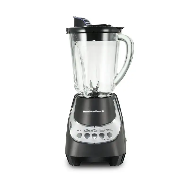 Action Quiet Blender, 48 oz. Glass Jar, 12 Blending Functions, Black, New, 53530F
Action Quiet Blender, 48 oz. Glass Jar, 12 Blending Functions, Black, New, 53530F