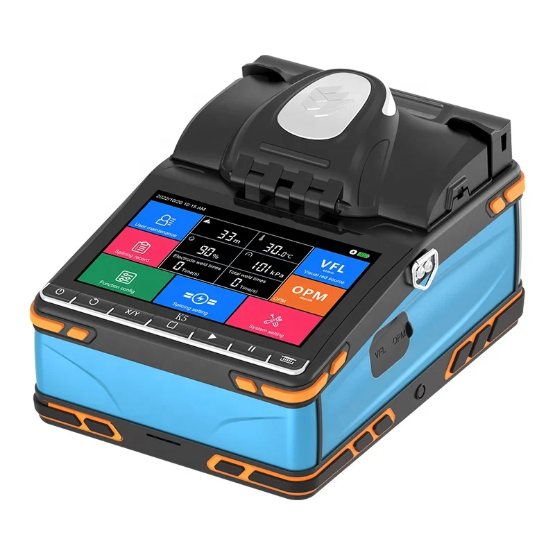 4 core CPU automatic intelligent optical fiber fusion splicer 6 motor with VFL OPM Fiber optic fusion splicing machine
4 core CPU automatic intelligent optical fiber fusion splicer 6 motor with VFL OPM Fiber optic fusion splicing machine