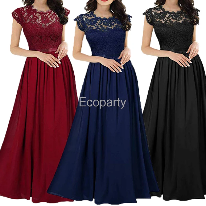 New Fashion Lace Dress For Women Sexy Elegant O-Neck Chiffon Patchwork Sleeveless Slim Party Dresses Wedding Bridesmaid Dresses
New Fashion Lace Dress For Women Sexy Elegant O-Neck Chiffon Patchwork Sleeveless Slim Party Dresses Wedding Bridesmaid Dresses