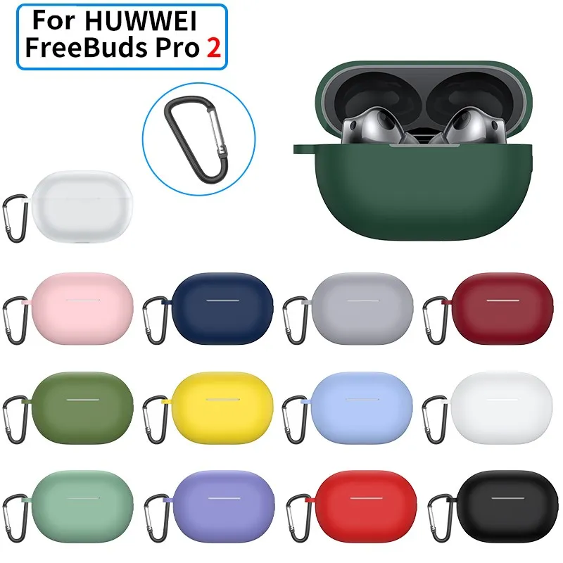Earphone Case for Huawei Freebuds Pro 2 Soft Liquid Silicone Pro2 Earphone Funda Coque with keychain for Freebuds Pro2 Cover
Earphone Case for Huawei Freebuds Pro 2 Soft Liquid Silicone Pro2 Earphone Funda Coque with keychain for Freebuds Pro2 Cover