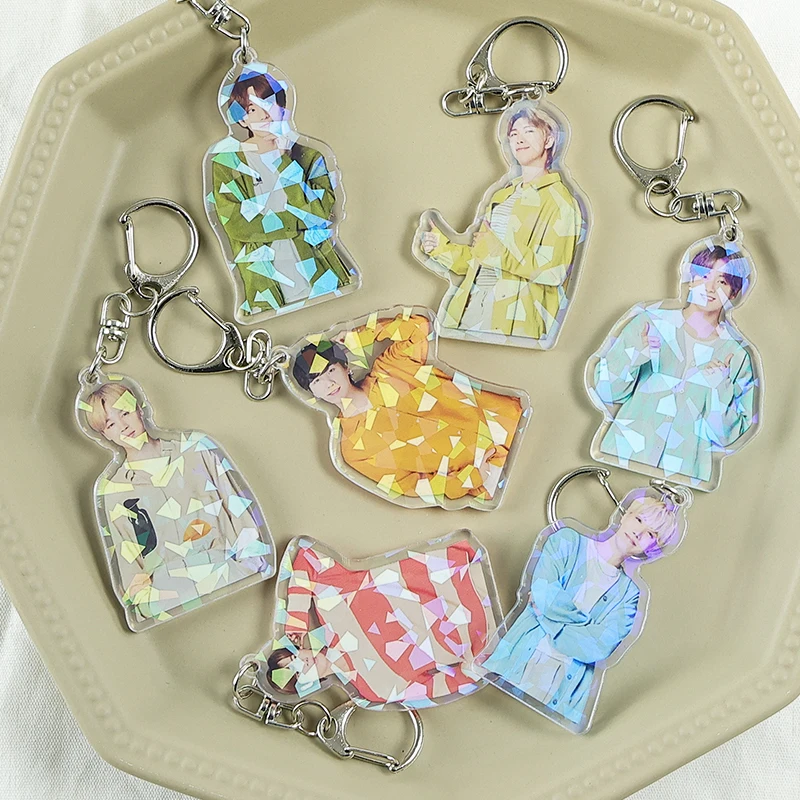 Kpop Bangtan Boys Photo Acrylic Laser Keychain Double Sided Square Key Chain Fans Favorite Keyring For Women Accessories
Kpop Bangtan Boys Photo Acrylic Laser Keychain Double Sided Square Key Chain Fans Favorite Keyring For Women Accessories