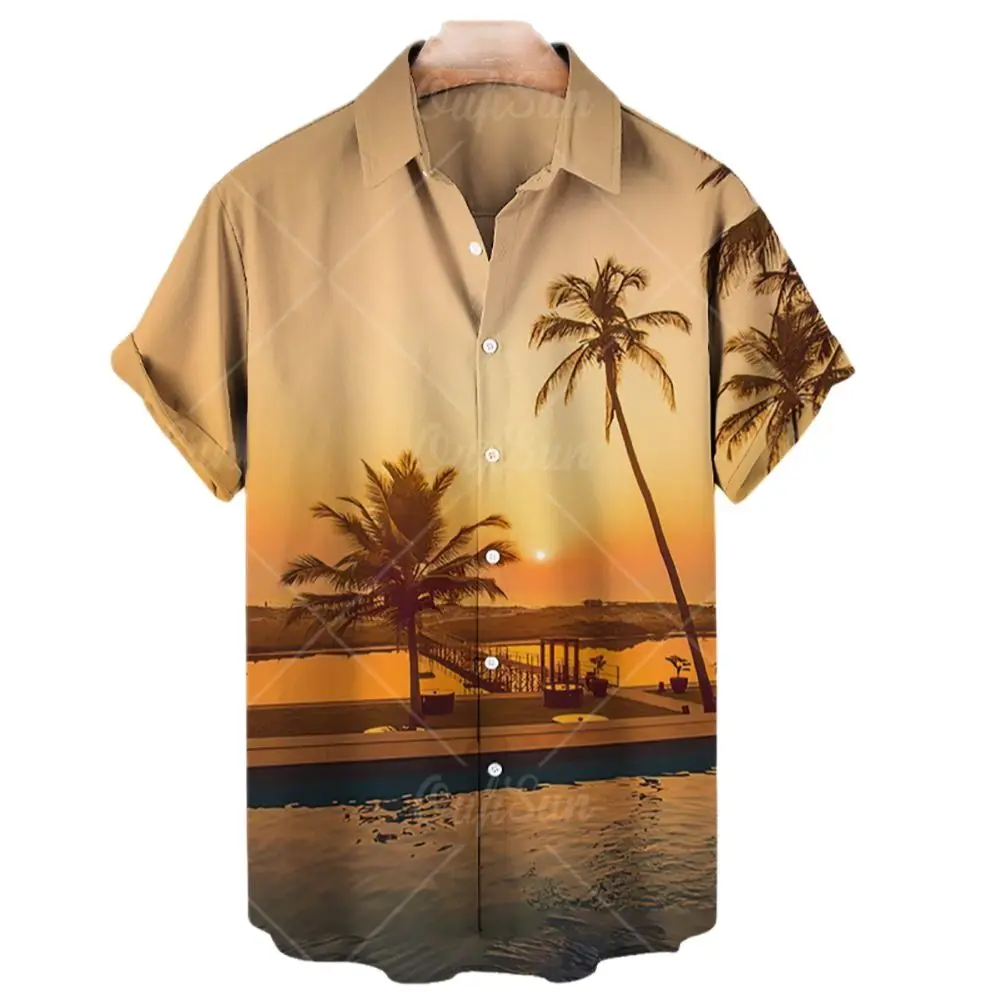 Short Sleeve Coconut Tree 3D Printed Shirts Men Hawaiian Style Casual Loose Print Shirt For Men Loose Summer Beach Shirt Tops
Short Sleeve Coconut Tree 3D Printed Shirts Men Hawaiian Style Casual Loose Print Shirt For Men Loose Summer Beach Shirt Tops
