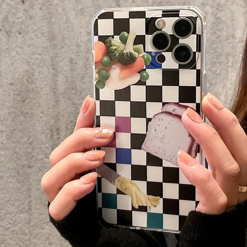 Cute Vegetable Checkerboard Clear Phone Case For iPhone 11 12 Pro Max 11 ProMax X XR XS Max 7 8 Plus Cartoon Silicone Soft Cover
Cute Vegetable Checkerboard Clear Phone Case For iPhone 11 12 Pro Max 11 ProMax X XR XS Max 7 8 Plus Cartoon Silicone Soft Cover