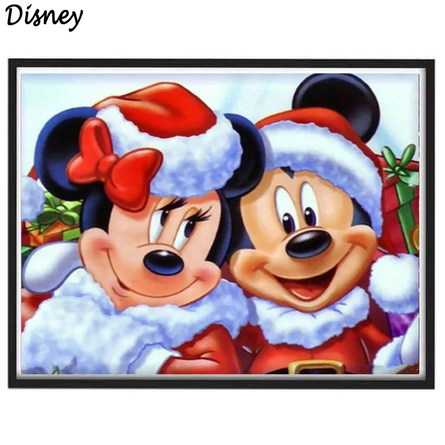 Алмазная 5D картина из мультфильма Disney, наборы для вышивки крестиком Микки и Минни, полноразмерная Алмазная вышивка, стразы 
Алмазная 5D картина из мультфильма Disney, наборы для вышивки крестиком Микки и Минни, полноразмерная Алмазная вышивка, стразы