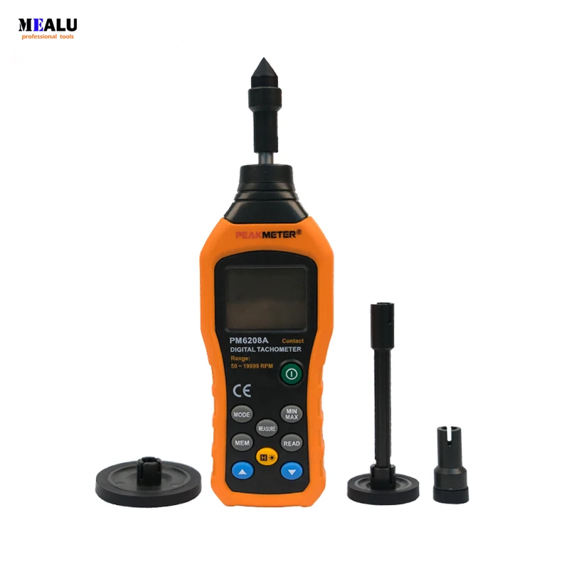 High pressional Contact/Non-Contact Digital Tachometer rpm Speed Meter 50~19999RPM Gauge
High pressional Contact/Non-Contact Digital Tachometer rpm Speed Meter 50~19999RPM Gauge
