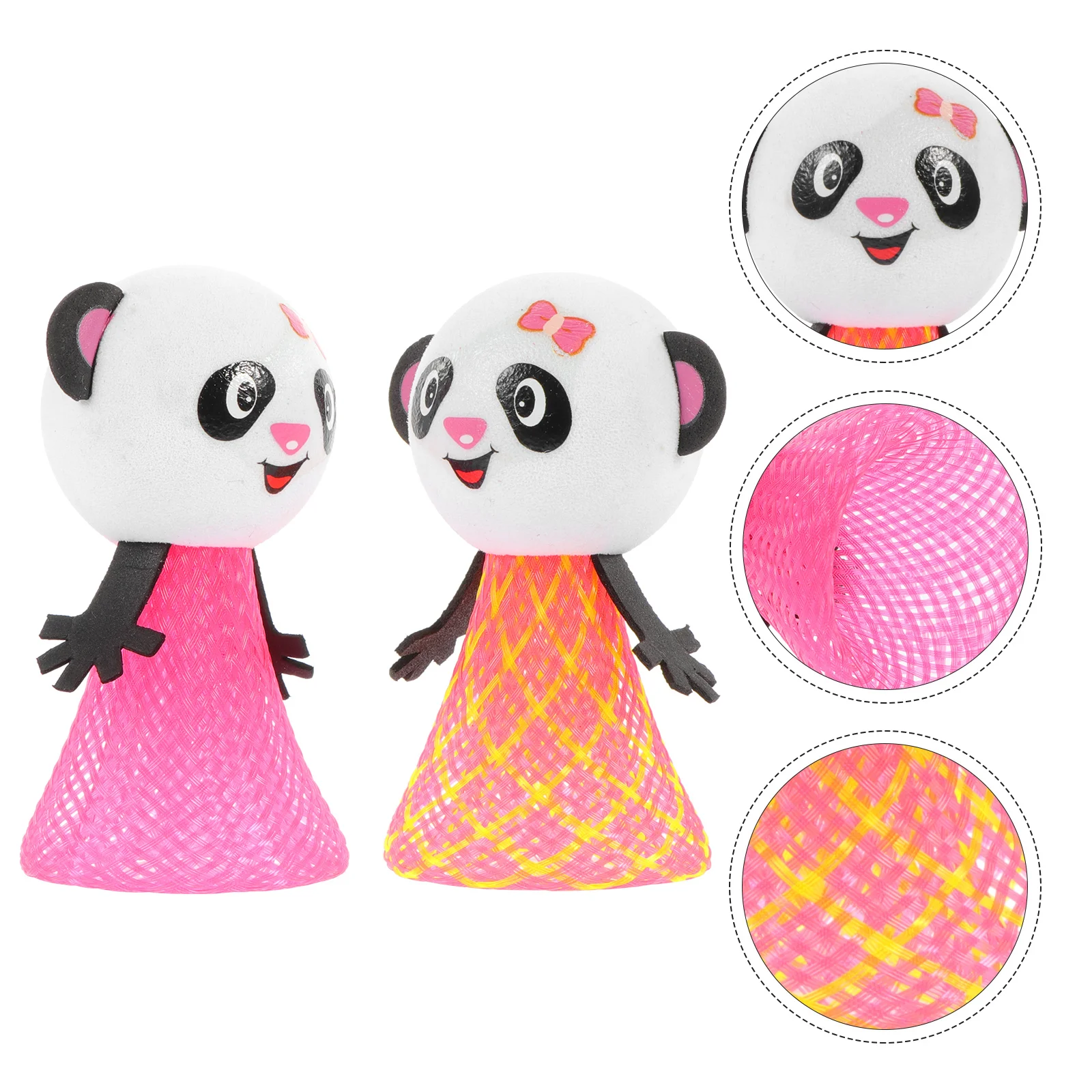 2Pcs Lovely Panda Dolls Jumping Toys Funny Prank Props Decompression Plaything
2Pcs Lovely Panda Dolls Jumping Toys Funny Prank Props Decompression Plaything