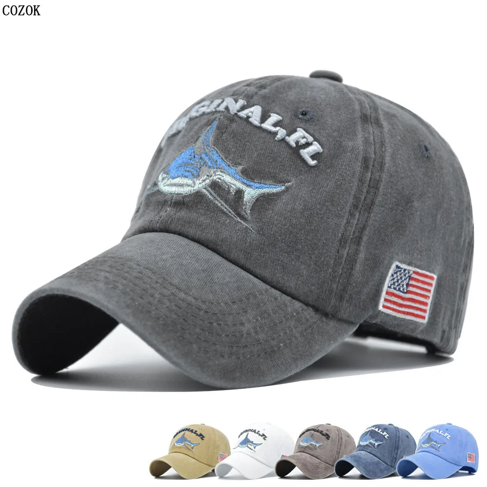 Washed Baseball Cap Shark Casquette Sun Protection Chapeu Summer Beach Outdoor Fashion Trend Gorro Deportes Y Ocio Wild Muts Hat
Washed Baseball Cap Shark Casquette Sun Protection Chapeu Summer Beach Outdoor Fashion Trend Gorro Deportes Y Ocio Wild Muts Hat