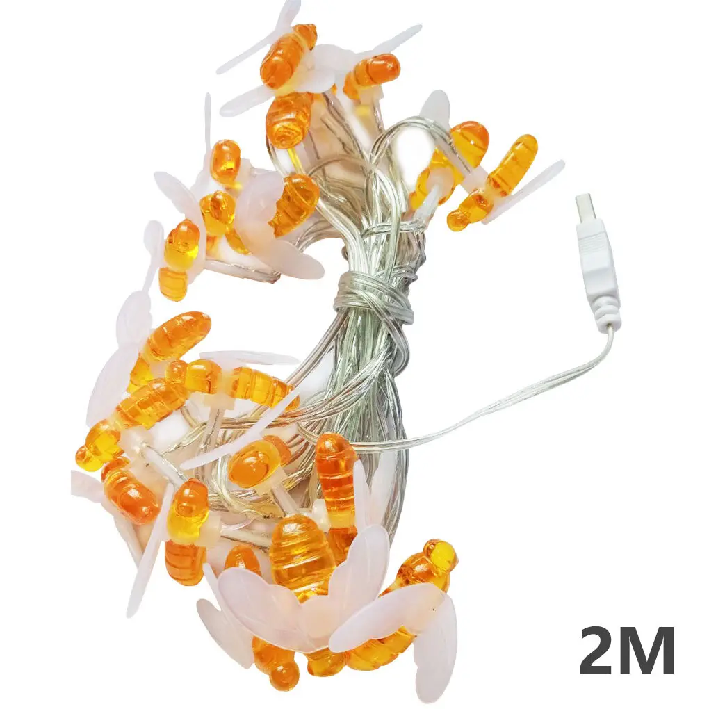1 2 3 5 meters Solar USB Battery Power Honey Bee LEDs Light Strings Outdoor Waterproof Wedding Party Patio Decoration Lamp 
1 2 3 5 meters Solar USB Battery Power Honey Bee LEDs Light Strings Outdoor Waterproof Wedding Party Patio Decoration Lamp