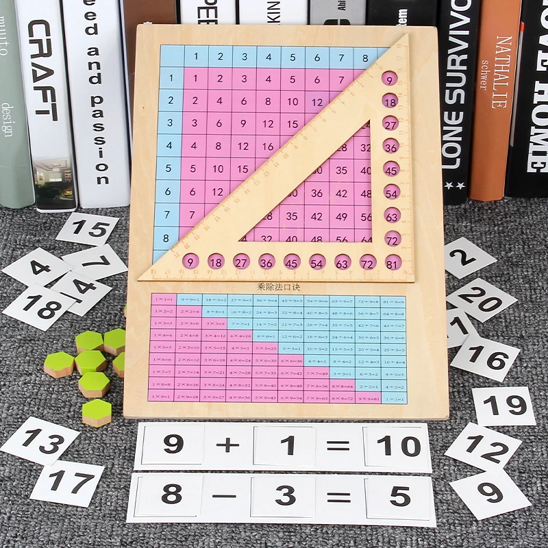 Kids Wooden Puzzle Toys Learning Montessori Teaching Aids Table Game Addition Subtraction Multiplication Division Arithmetic Box
Kids Wooden Puzzle Toys Learning Montessori Teaching Aids Table Game Addition Subtraction Multiplication Division Arithmetic Box