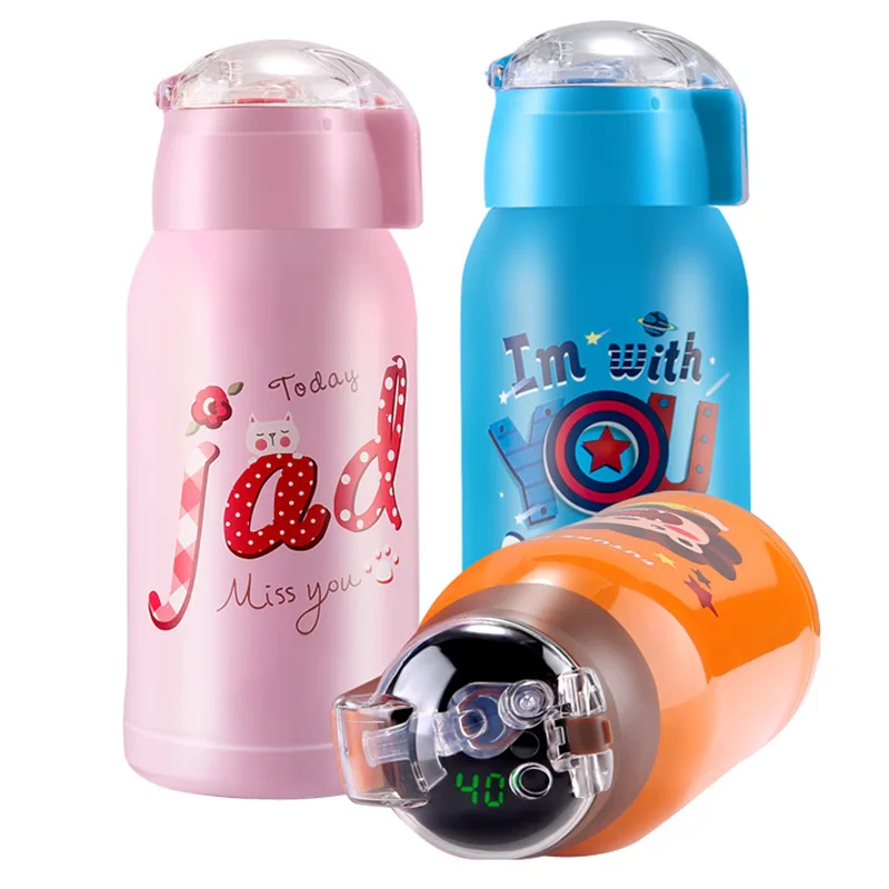Stainless Steel Children's Vacuum Flask Cute Student Water BottleBaby Pot-bellied CupTemperature-measurable LED Smart Water Cup
Stainless Steel Children's Vacuum Flask Cute Student Water BottleBaby Pot-bellied CupTemperature-measurable LED Smart Water Cup