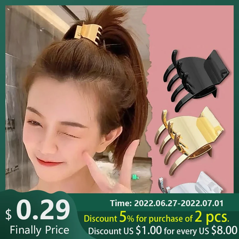 High Ponytail Clip Fixed Artifact Anti-sagging Metal Small Hairpin Female Back Head Small Shark Clip Headdress Hair Accessories 
High Ponytail Clip Fixed Artifact Anti-sagging Metal Small Hairpin Female Back Head Small Shark Clip Headdress Hair Accessories