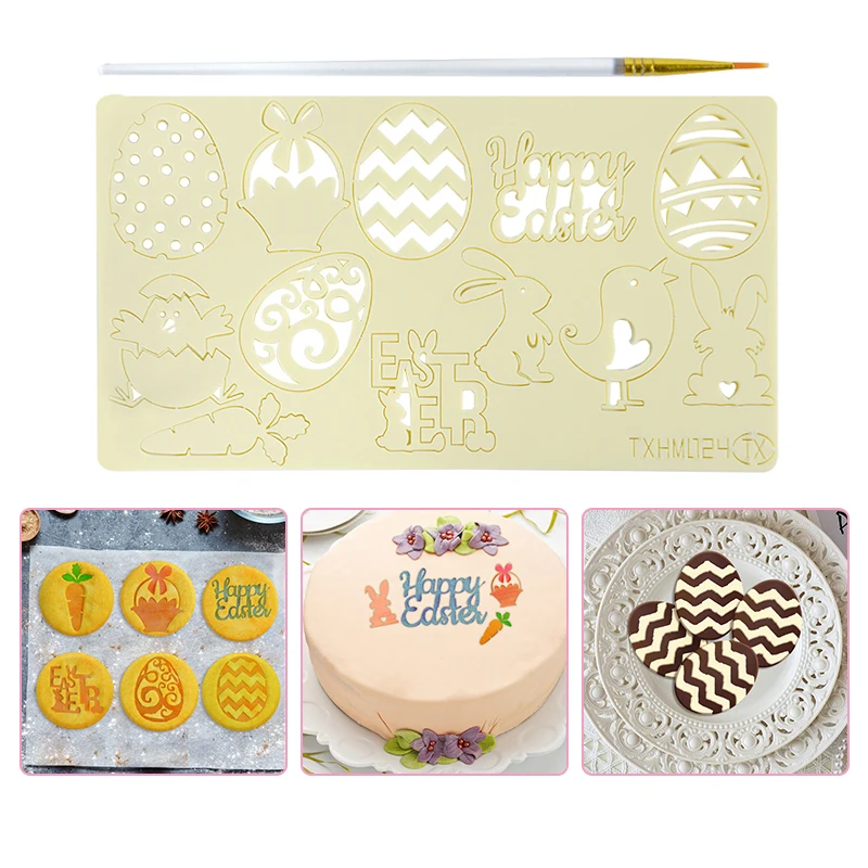 1Set DIY Acrylic Cookie Cutter Happy Easter Rabbit Carrot Embossed Stamp Molds For Kitchen Baking Supplies Cake Decorating Tools
1Set DIY Acrylic Cookie Cutter Happy Easter Rabbit Carrot Embossed Stamp Molds For Kitchen Baking Supplies Cake Decorating Tools