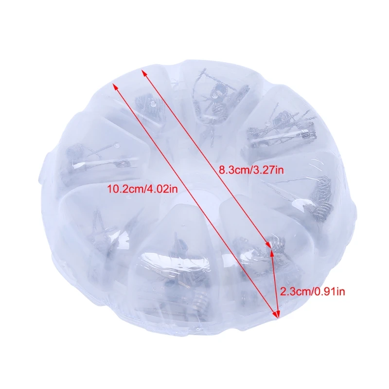 Include 8 Different Coil Types 8 in 1 Prebuilt Coils Electronic Coil Wire with Clapton Coil Hive Coil Tiger Coil
Include 8 Different Coil Types 8 in 1 Prebuilt Coils Electronic Coil Wire with Clapton Coil Hive Coil Tiger Coil