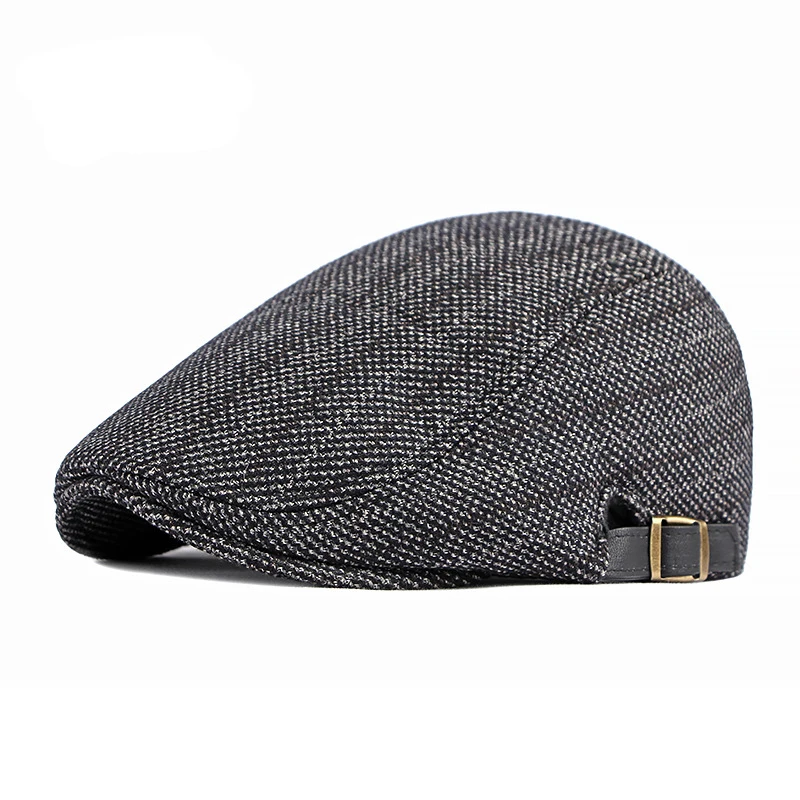 Trend Beret Hat Men Autumn Winter Flat Peaked Cap Fleece Liner Warm Herringbone Hat Middle Elderly Aged Artistic Newsboy Caps
Trend Beret Hat Men Autumn Winter Flat Peaked Cap Fleece Liner Warm Herringbone Hat Middle Elderly Aged Artistic Newsboy Caps