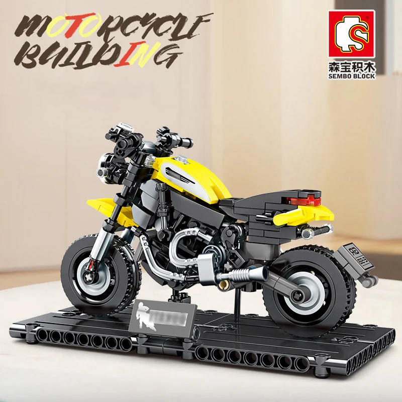 Technical City Speed Champions Motorcycle Motorbike Building Blocks DIY Model Racer Brick Toys for Boys Mountain Moto Bike Gifts
Technical City Speed Champions Motorcycle Motorbike Building Blocks DIY Model Racer Brick Toys for Boys Mountain Moto Bike Gifts