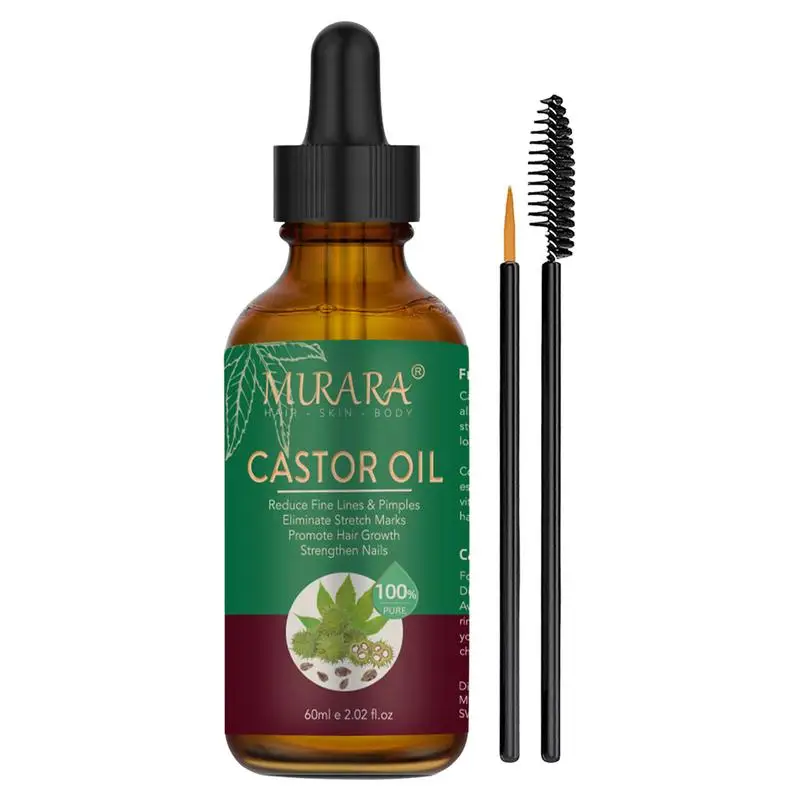 

Castor Oil Eyebrow Growth Organics Organic Castor Oil For Hair Cold-Pressed Organic To Strengthen Moisturize Volumizing Softener