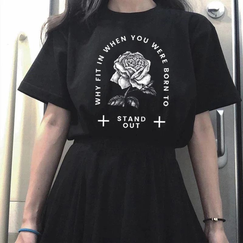 Gothic Vintage Cartoon Black Print Big Size Tops Hip Hop Harajuku Letter Summer Fashion Women Punk Short Sleeve Casual T-Shirt
Gothic Vintage Cartoon Black Print Big Size Tops Hip Hop Harajuku Letter Summer Fashion Women Punk Short Sleeve Casual T-Shirt