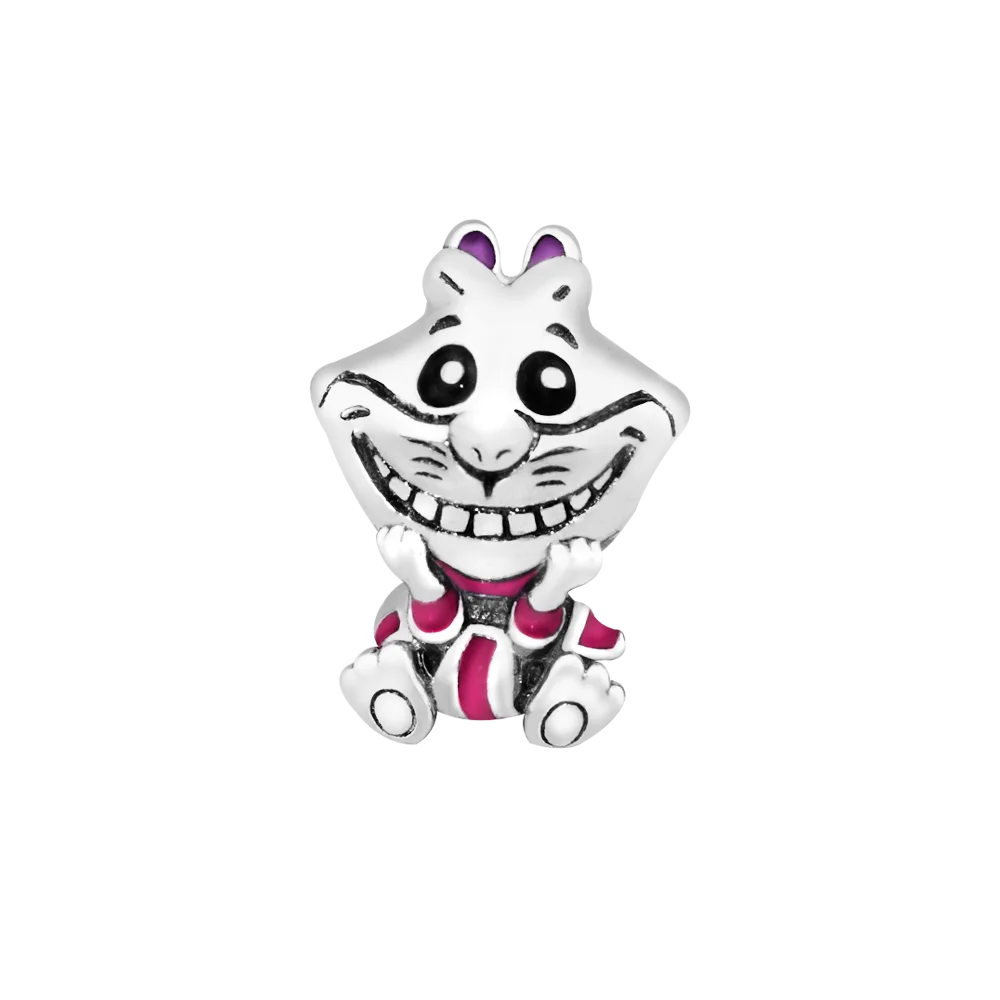 Popular 925 Solid Silver Beads Charms Alice in Wonderland Cheshire Cat Fit Pandora Original Bracelet Women DIY Jewelry Gift
Popular 925 Solid Silver Beads Charms Alice in Wonderland Cheshire Cat Fit Pandora Original Bracelet Women DIY Jewelry Gift